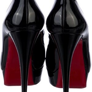 Christian Louboutin Black and Red Heels